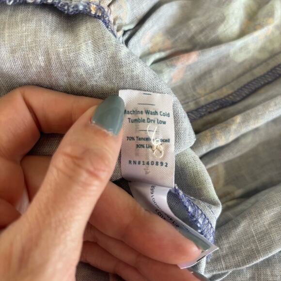 Marine Layer Laney Linen Blend Blue Mini Dress in
Marlin Hibiscus Floral Small - Picture 9 of 12